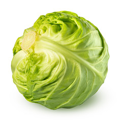 Obraz premium cabbage isolated on white background