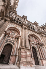 Fototapeta na wymiar Famous Catedral de la Encarnación de Málaga
