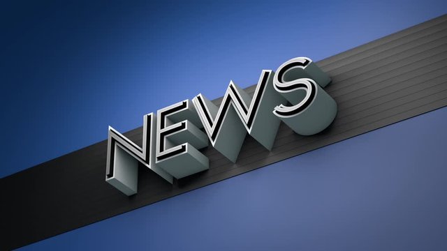News Generic Background 4K. 3D Rendering