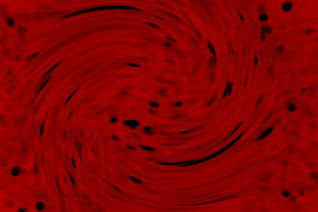 red vortex with black backdrops