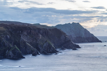 Fototapeta na wymiar An Port on the rugged Donegal coastline, Ireland.