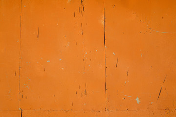 Old metal texture. The surface of the yellow iron wall. Perfect for background and grunge design.
