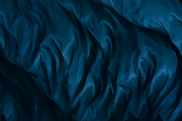 Silky colorful fabric