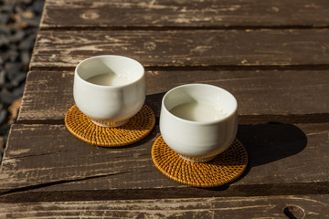 甘酒いろいろ　delicious sweet alcoholic drink japan