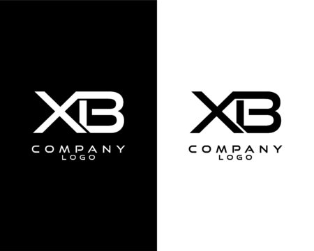 letter XB, BX Monogram logotype vector for company. business identity