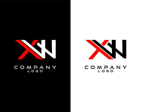 WX, XW letter or initial Monogram logotype vector for company/business identity