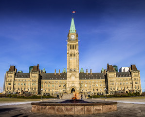 Fototapeta na wymiar Parliament in Ottawa, Ontario, Canada