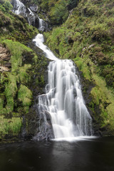Fototapeta na wymiar Assaranca Waterfall in County Donegal, Ireland.