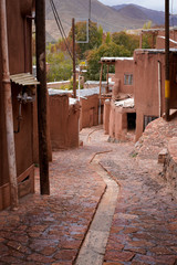 Abyaneh mountain village in the south of Iran