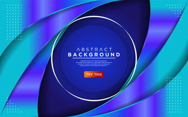 Metallic blue and purple gradient composition background. Modern background design.