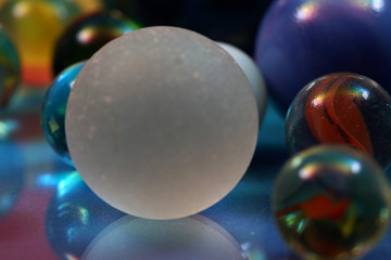 blue and green beads