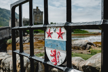 Schottland Highlands Eilean Donan Castle wappen