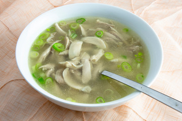 Chicken soup which is called dalg-gomtang in Korea