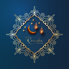 Ramadan Kareem greeting card