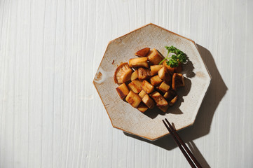 エリンギのバター醤油炒め