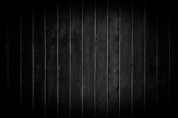 Black wooden wall