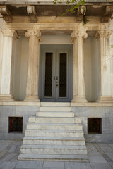 Obraz premium traditional door entrance at Athens Greece