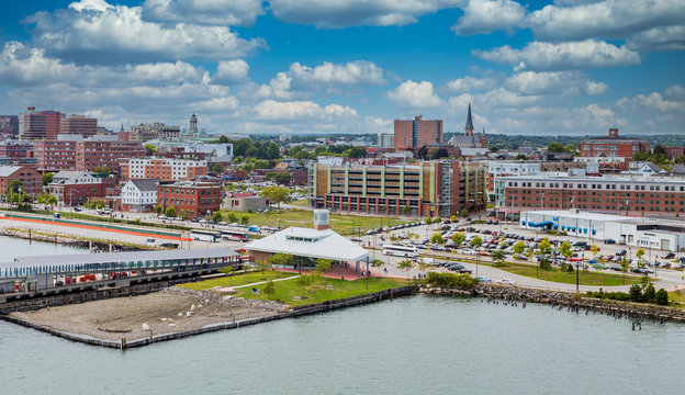 View Of Portland, Maine From The Harbor