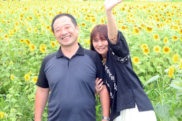 仲の良いカップル	
