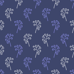 Fototapeta premium Seamless pattern with different branches
