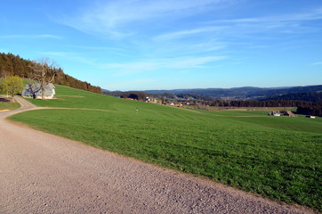 Fototapeta na wymiar Breitnau im grünen Schwarzwald