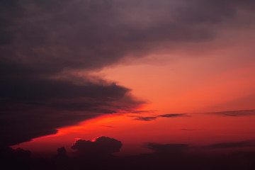 Colorful sky twilight time 