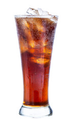 clipping path  cola isolated on white background