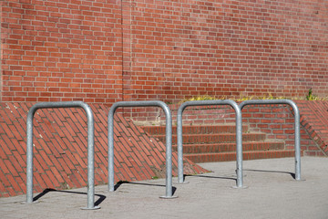 leere fahrradständer