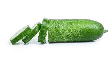cucumber vegetable isolated on white background