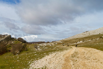 Lizarraga port beautiful nature in Navarra, Spain