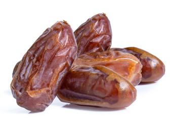 Dates palm isolated on white background