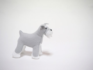 フェルト作品　ミニチュアシュナウザー