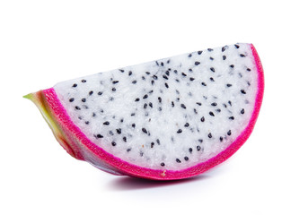 dragon fruit isolated on white background