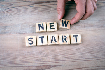 New Start. Opportunities, work, study and family concept