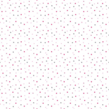 Minimalism seamless pattern of sequins. Cute background in gray-pink sequins.