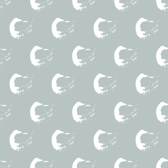 Seamless pattern with  white paints