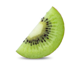 Naklejka na ściany i meble Kiwi fruit isolated on white background