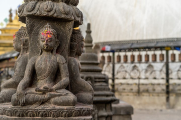 Fototapeta na wymiar Swayambhunath Monkey Temple kathmandu