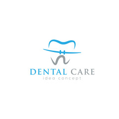 Creative Dental Concept Logo Design Template