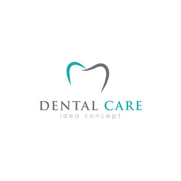 Creative Dental Concept Logo Design Template
