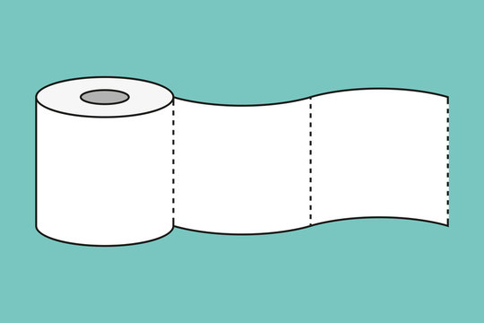 roll of toilet paper icon vector illustration EPS10