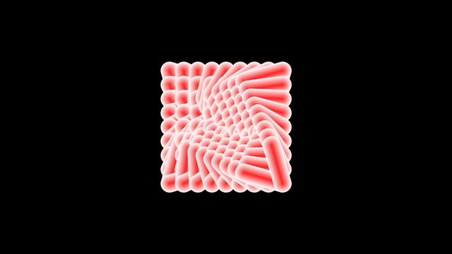 Abstract CGI motion background with moving geometric shapes (full HD 1920x1080, 30 fps).