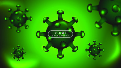 Covid-19 virus background illustration.Virus allert illustration