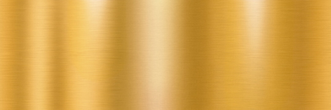Golden brushed metal surface