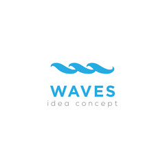 Creative Wave Concept Logo Design Template