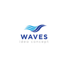 Creative Wave Concept Logo Design Template