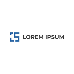 Letter L and S logo icon design template for business.