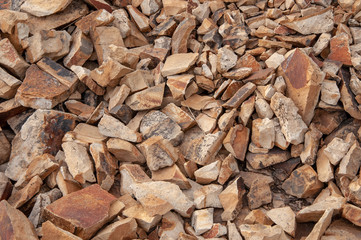 crushed stone, natural stone, pebbles