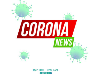 covid19 coronavirus news and updates banner design