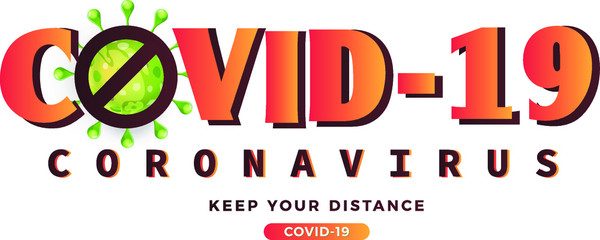Novel coronavirus covid19 spread outbreak background design